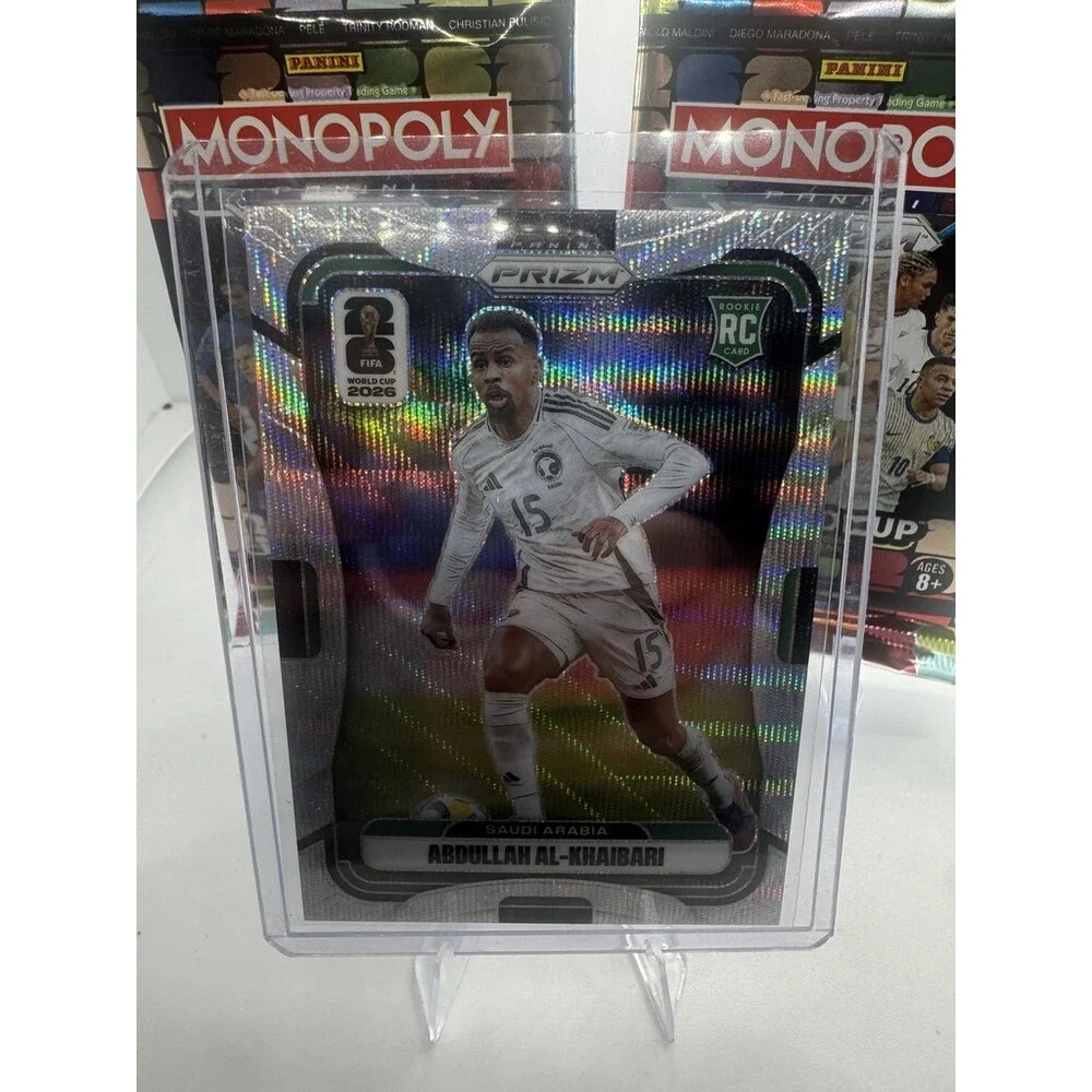 2026 Panini Prizm FIFA World Cup#386 Abdullah Al-Khaibari Saudi Arabia Green Ice